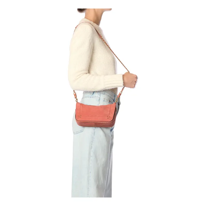 Bolso Bobi S Taurillon estampado cocodrilo | Terracotta- Imagen del producto n°2