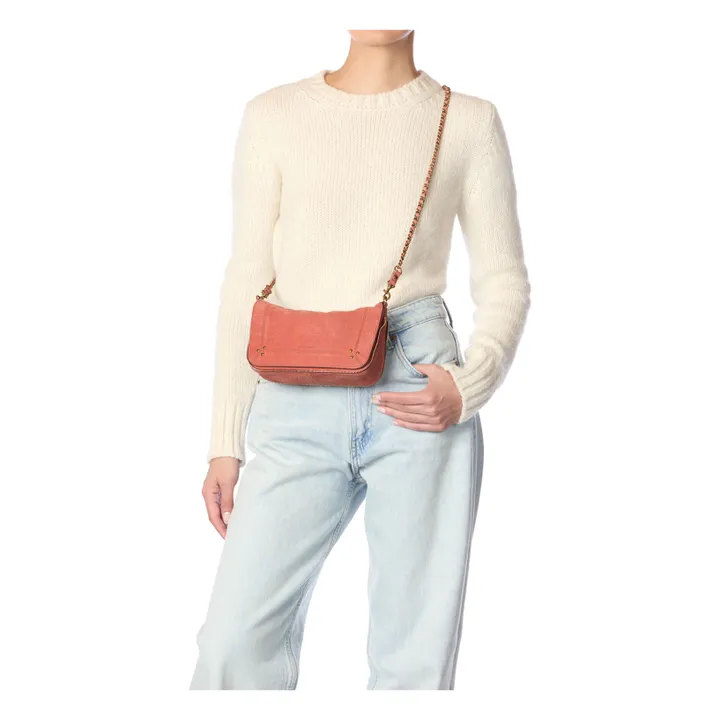 Bolso Bobi S Taurillon estampado cocodrilo | Terracotta- Imagen del producto n°1