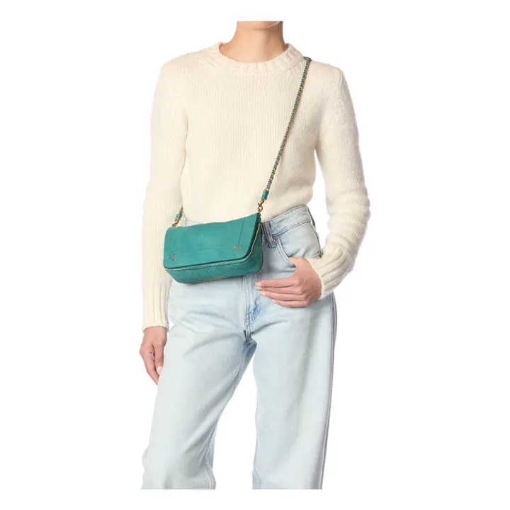 Bolso Bobi S Taurillon estampado cocodrilo | Turquoise- Imagen del producto n°1