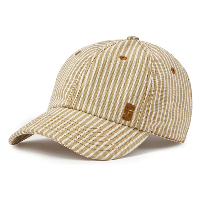 Serena Kappe Streifen | Beige