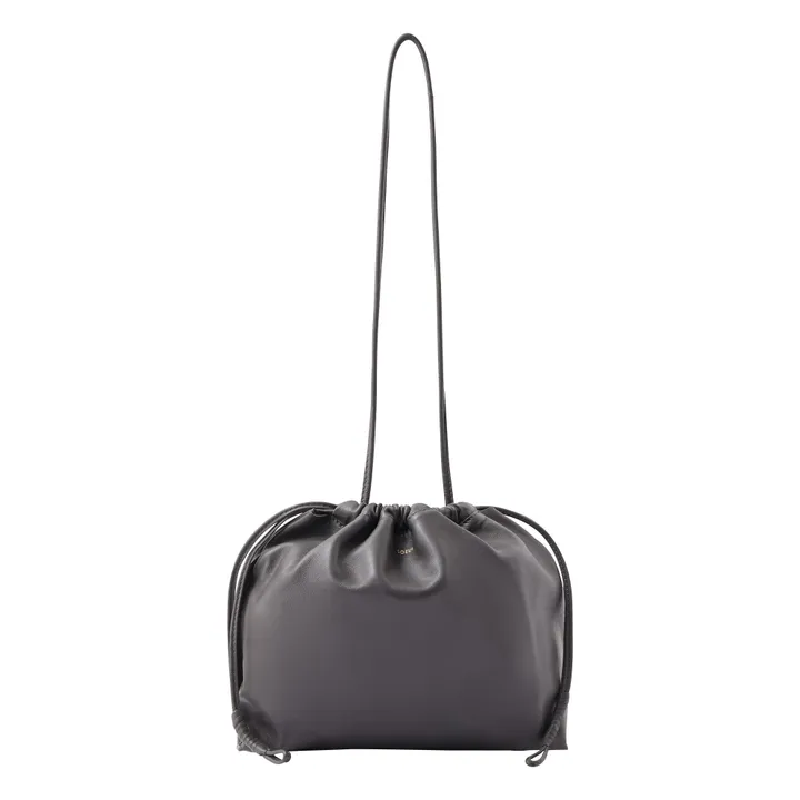 Sac Suzette Cuir | Gris anthracite- Image produit n°0