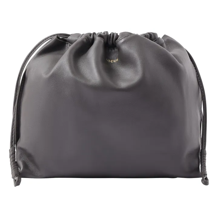 Sac Suzette Cuir | Gris anthracite- Image produit n°3