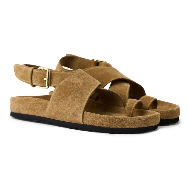 Sandalias de piel Domani | Miel