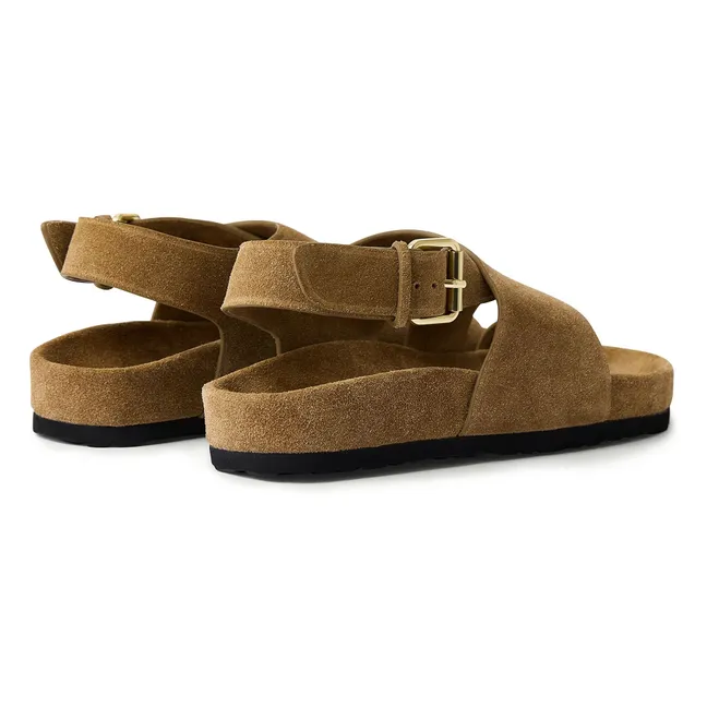Sandalias de piel Domani | Miel