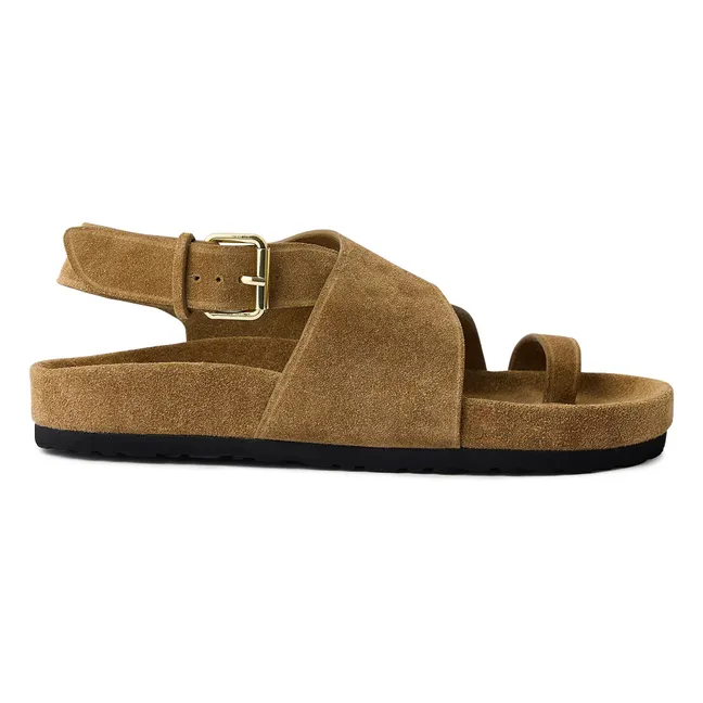 Sandalias de piel Domani | Miel