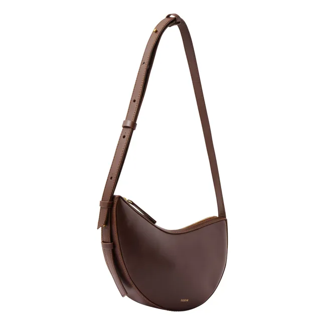 Mini bolso de piel Wino | Chocolate