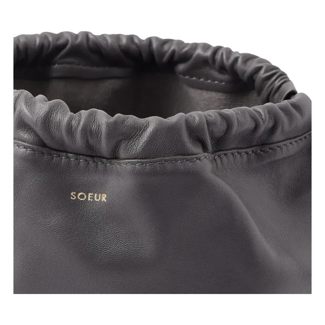 Tasche Suzette Leder | Anthrazit
