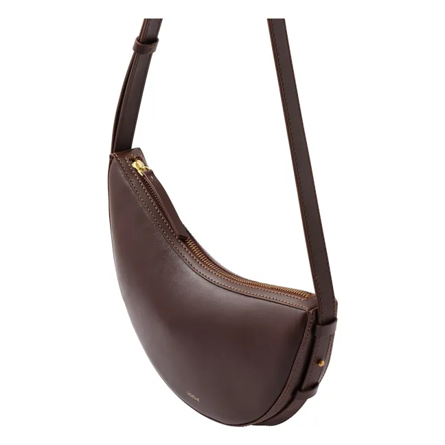 Borsa Wino Mini in pelle | Cioccolato