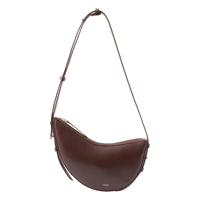 Borsa Wino Mini in pelle | Cioccolato