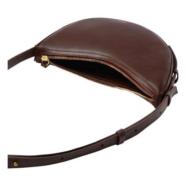 Borsa Wino Mini in pelle | Cioccolato