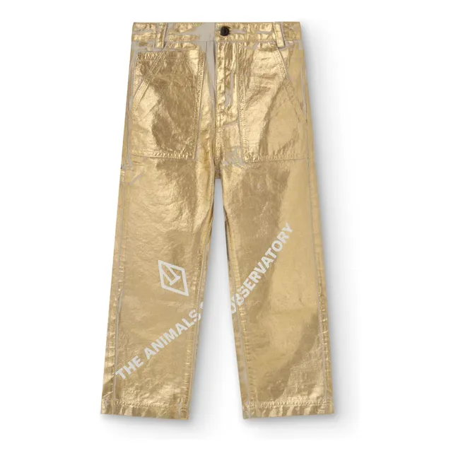 Pantalones brillantes Condor | Gold
