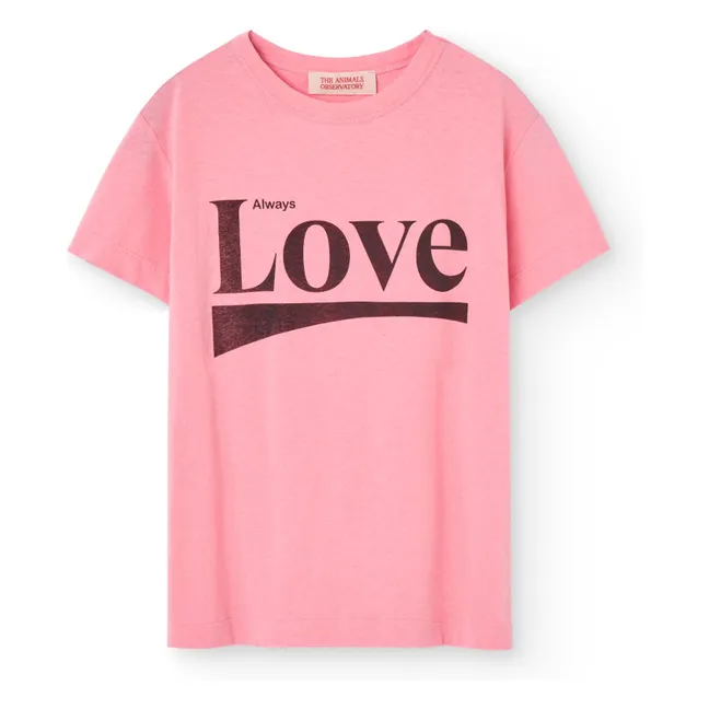 Rooster Love T-shirt | Pink