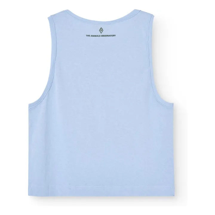 Débardeur Frog Palmier | Bleu Clair- Image produit n°3