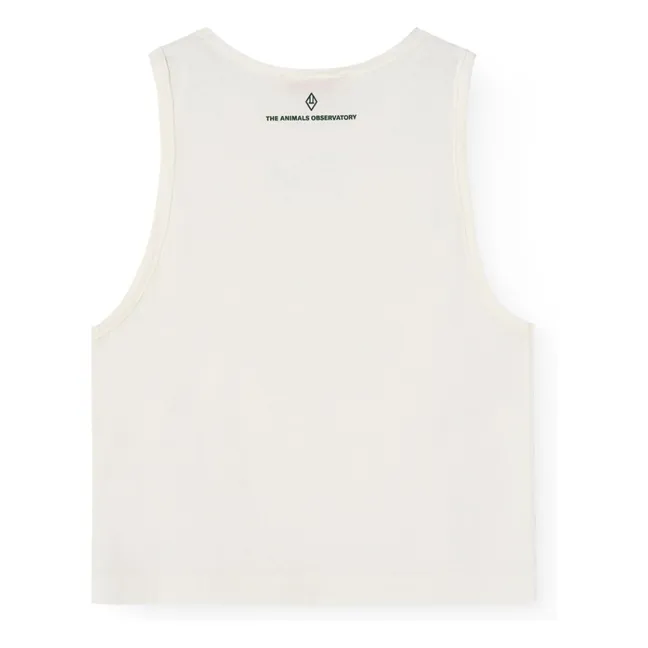 Frog tank top | White