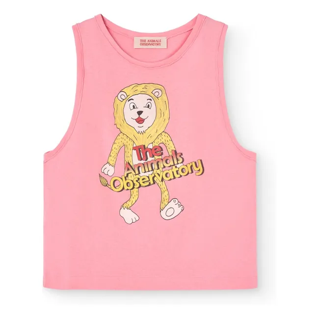 Frog Lion tank top | Pink