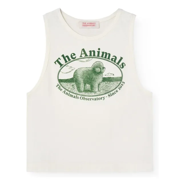 Frog tank top | White
