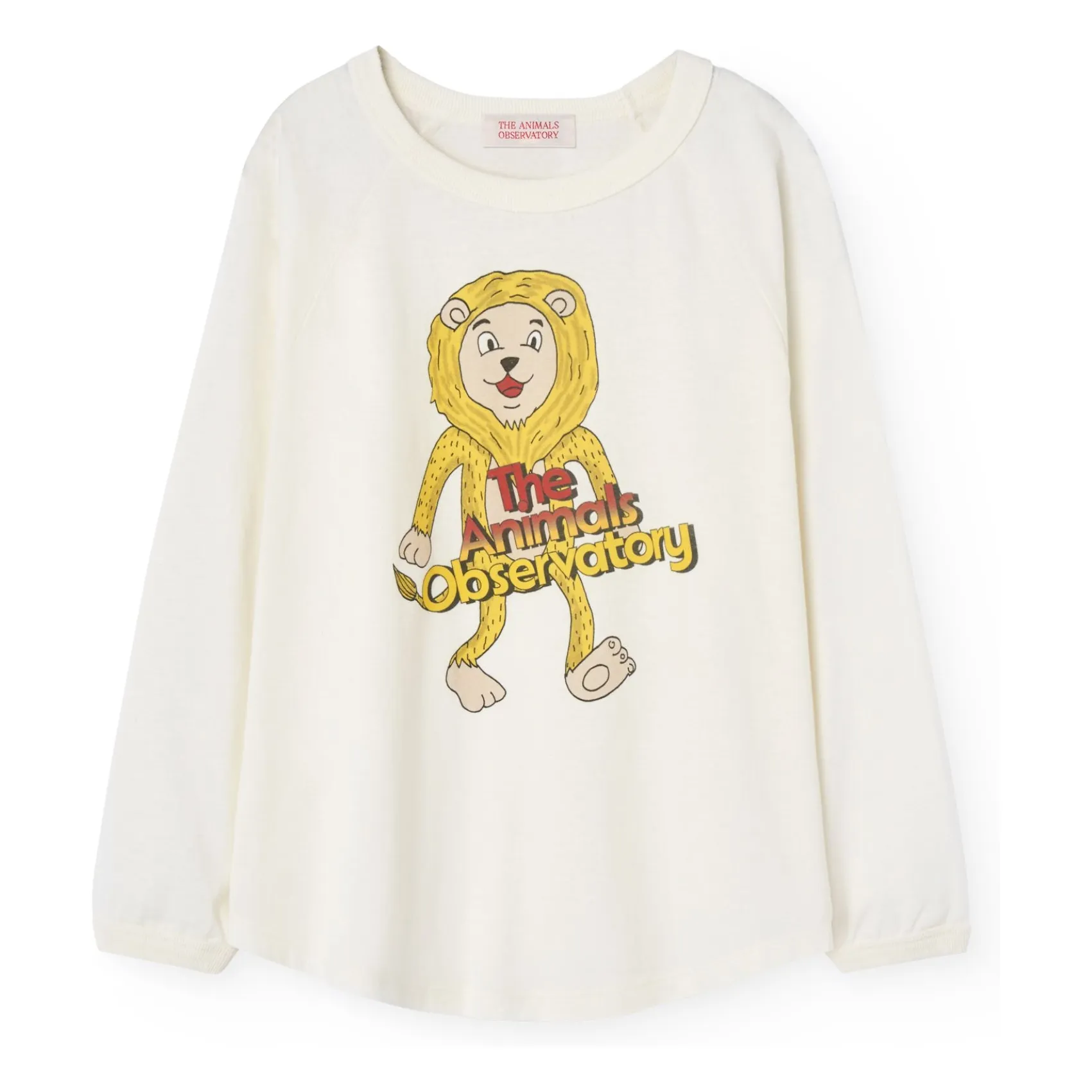 The Animals Observatory Ecru Anteater Lion T-Shirt