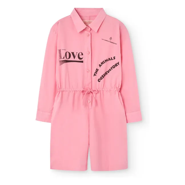 Squirrel Playsuit | Pink