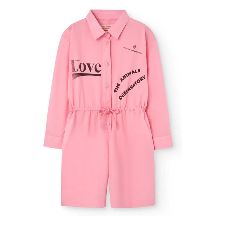 Squirrel Playsuit | Pink- Product image n°0