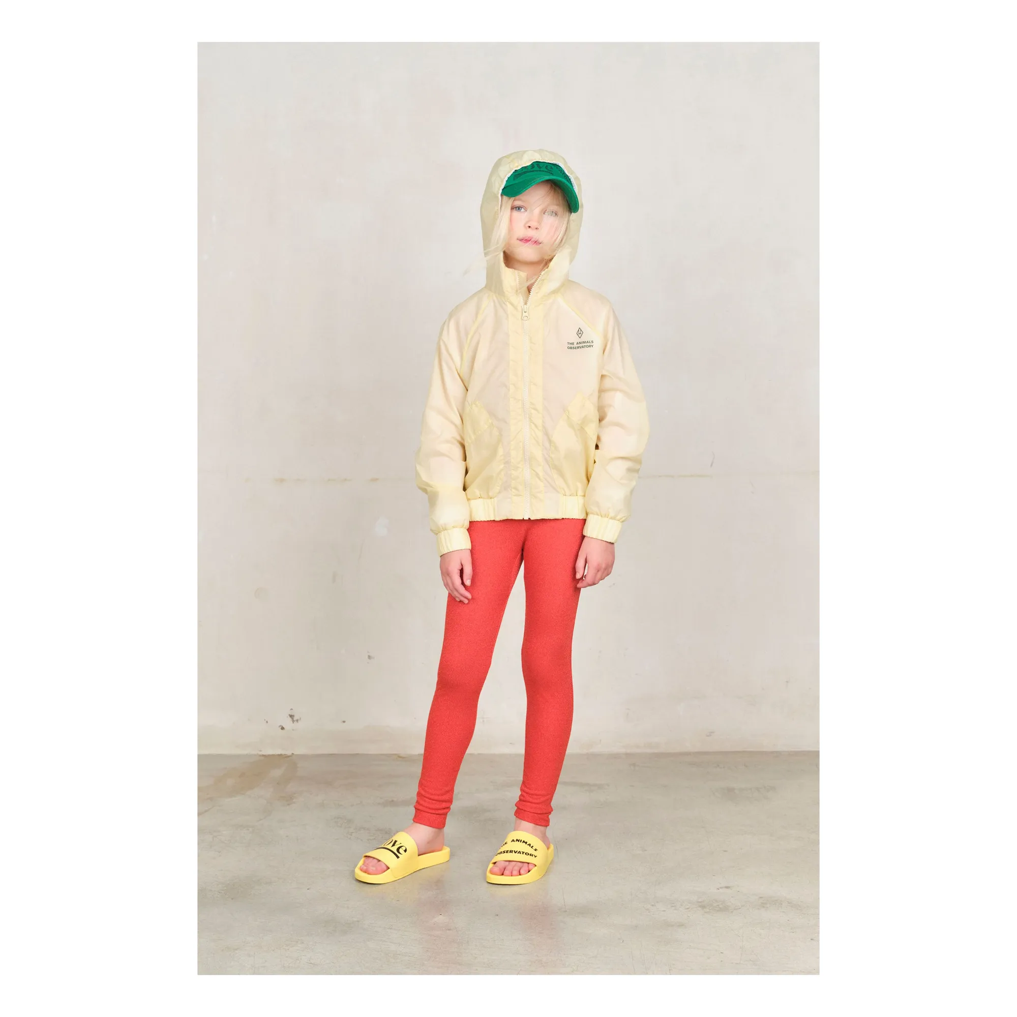 Coupe-vent Fox | Jaune pâle- Image produit n°1