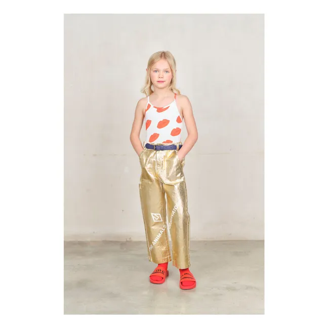 Pantalones brillantes Condor | Gold