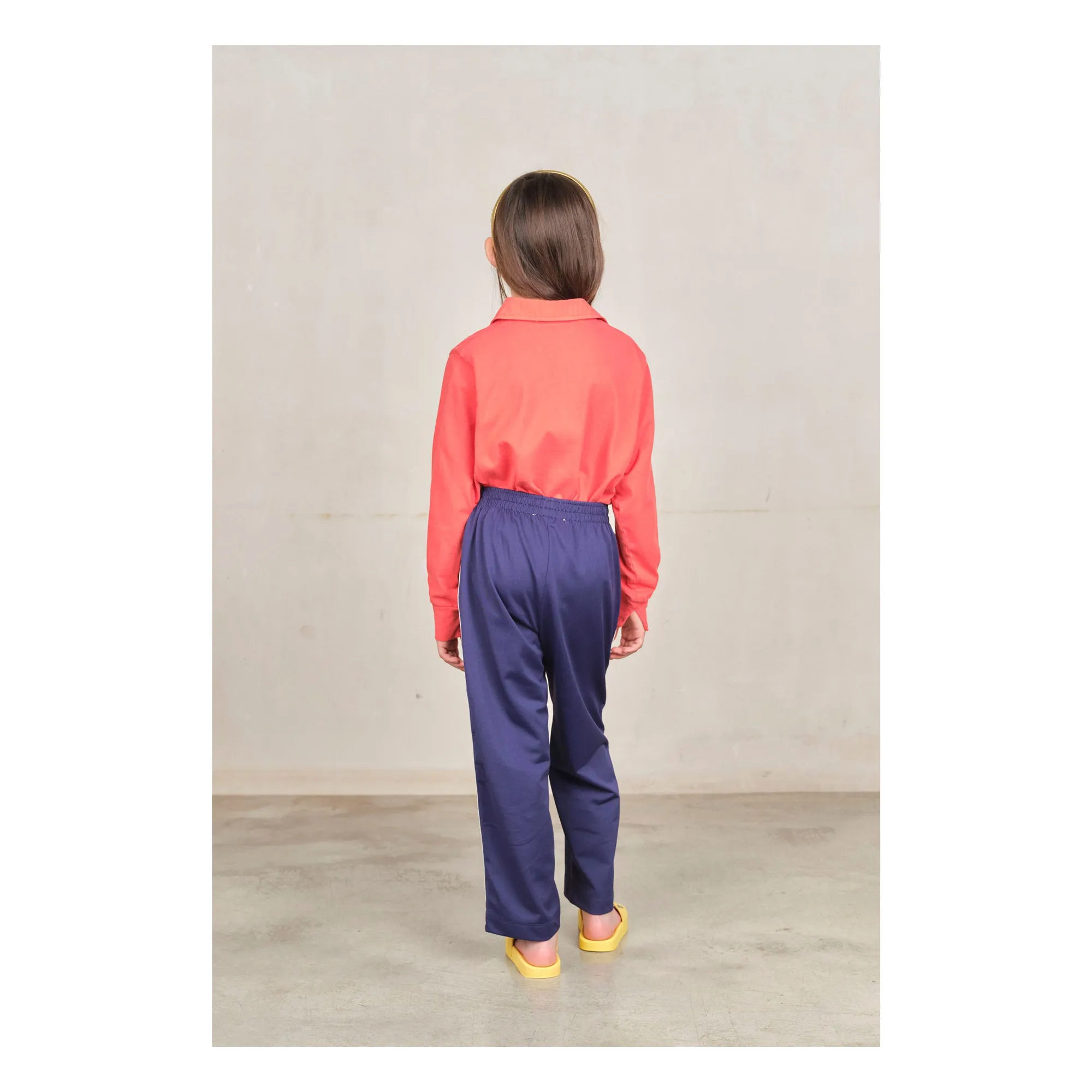Horse jogger Organic cotton | Navy blue- Product image n°2