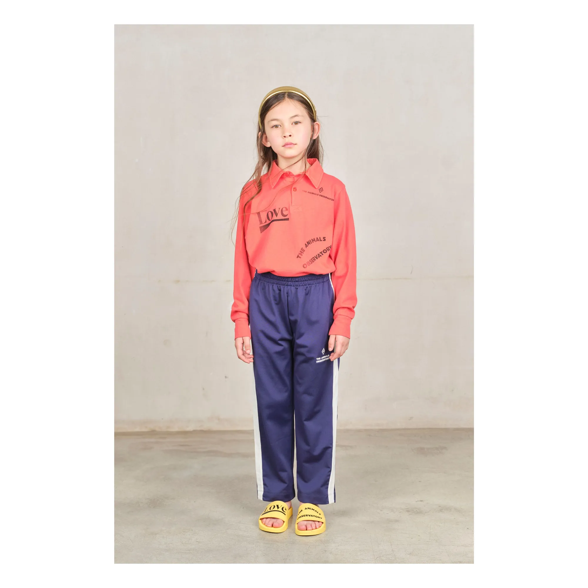 Horse jogger Organic cotton | Navy blue- Product image n°1