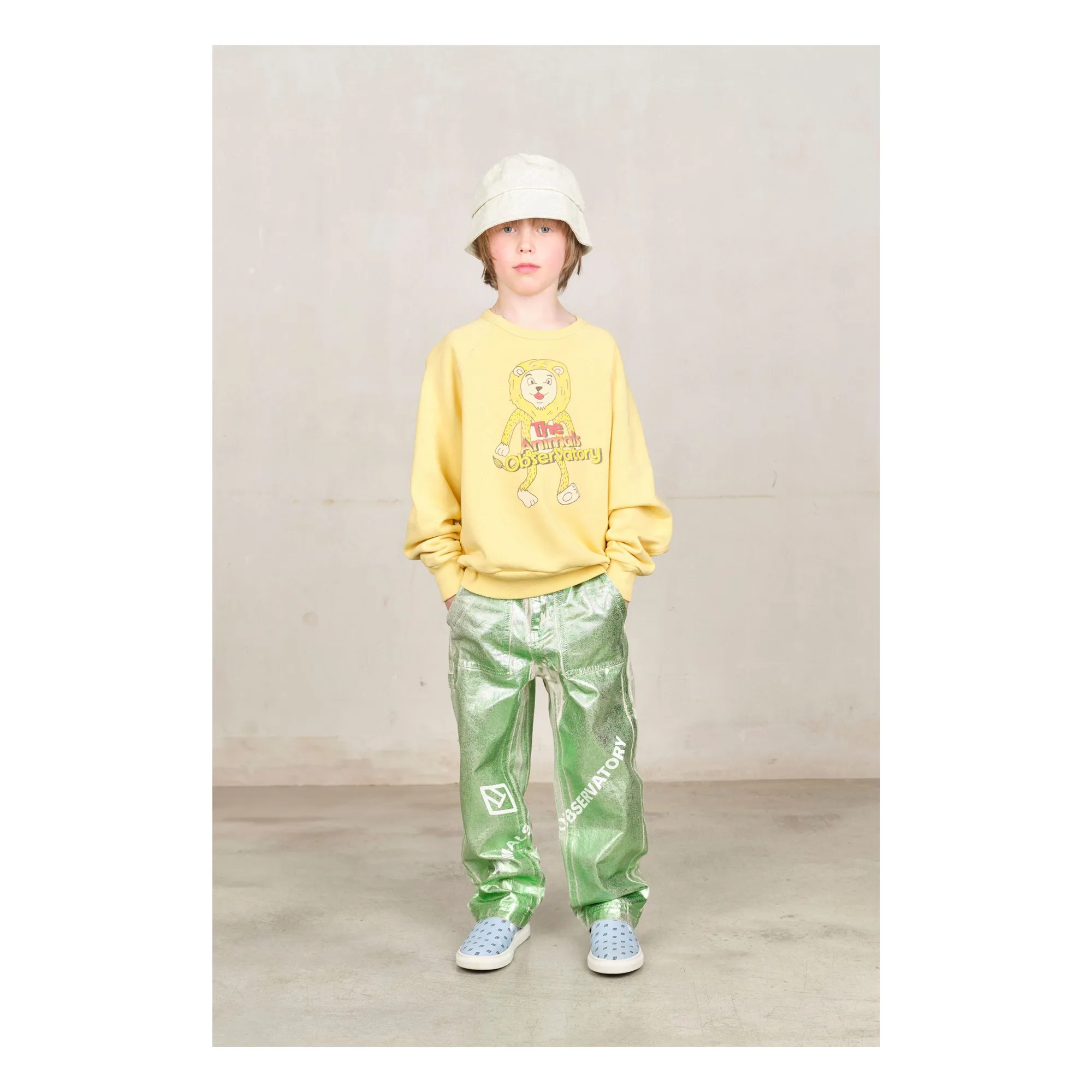 Sweat Shark Lion | Jaune- Image produit n°1