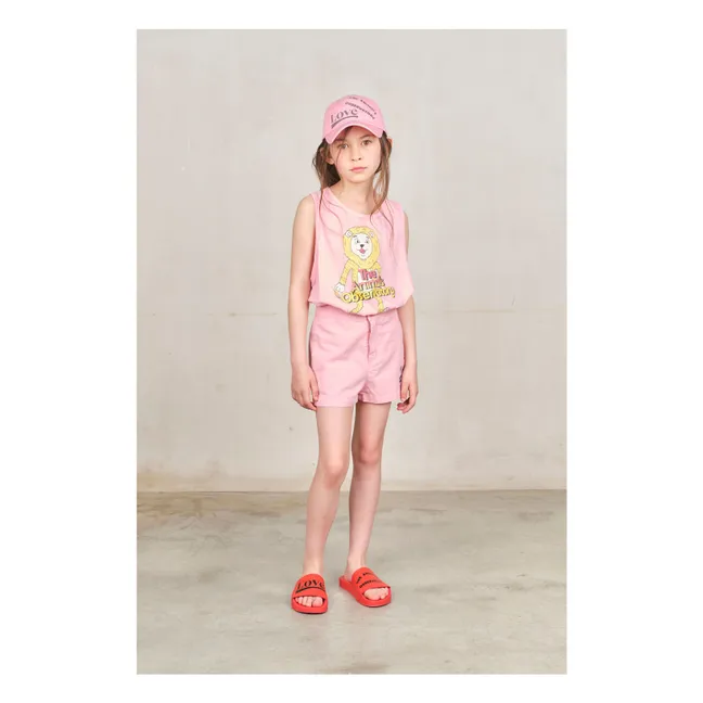 Frog Lion tank top | Pink
