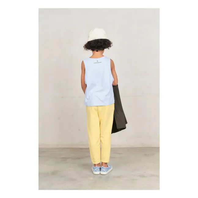 Canotta Frog Palm | Azzurro