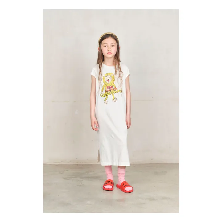 Gorilla Lion dress | Ecru- Product image n°1