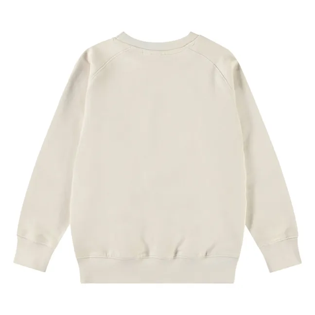 Felpa Mike in cotone organico | Ecru
