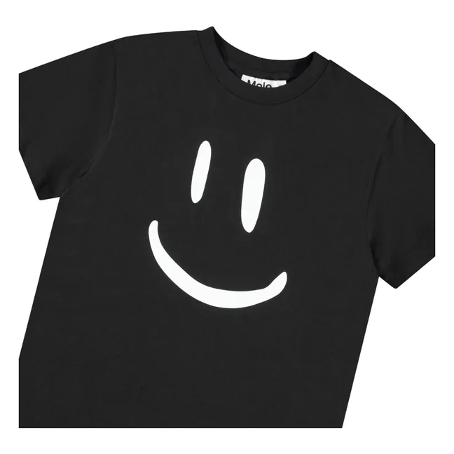 T-Shirt Roxo Bio-Baumwolle | Schwarz