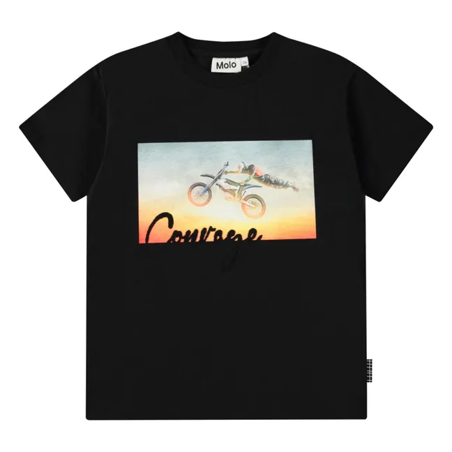 T-Shirt Riley Bio-Baumwolle | Schwarz