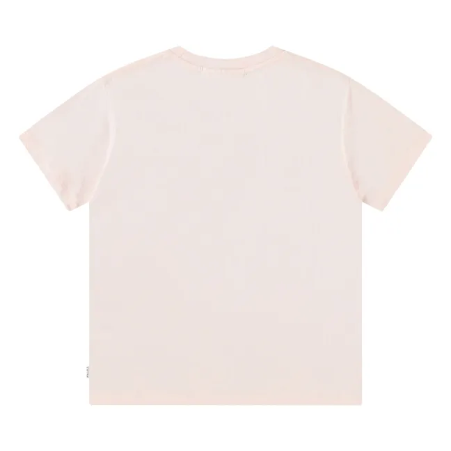 Camiseta de algodón orgánico Roxo Charlotte | Rosa Pálido