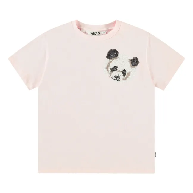 Camiseta de algodón orgánico Roxo Charlotte | Rosa Pálido
