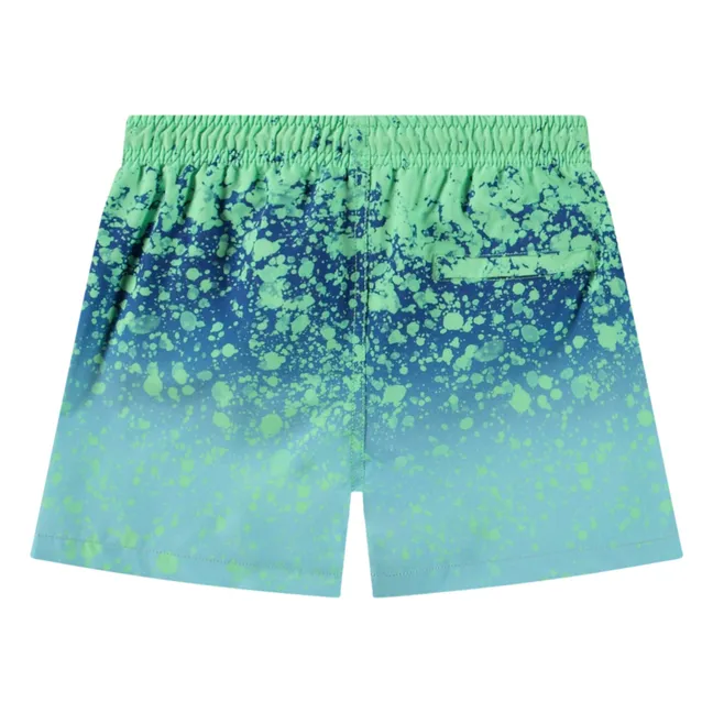Short de Bain Niko Splash Fibres Recyclées | Bleu ciel