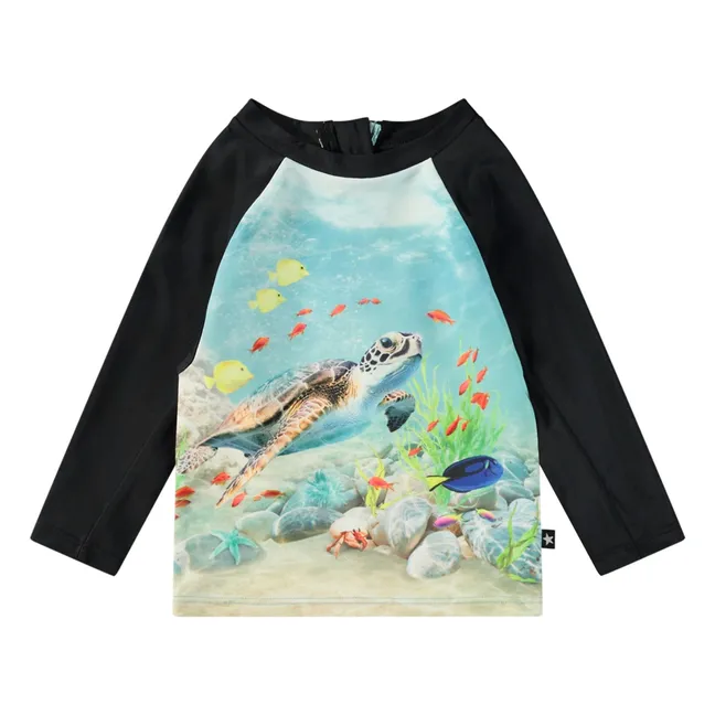 T-Shirt Anti-Uv Nemo Happy Ocean Fibres Recyclées | Bleu ciel