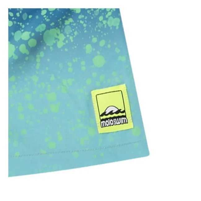 Niko Splash Badeshorts aus recycelten Fasern | Hellblau