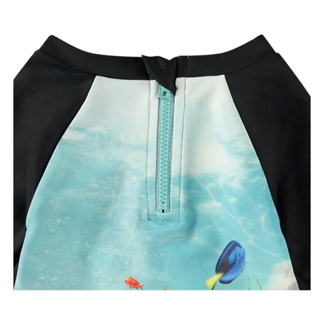 T-Shirt Anti-Uv Nemo Happy Ocean Fibres Recyclées | Bleu ciel
