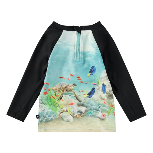 T-Shirt Anti-Uv Nemo Happy Ocean Fibres Recyclées | Bleu ciel