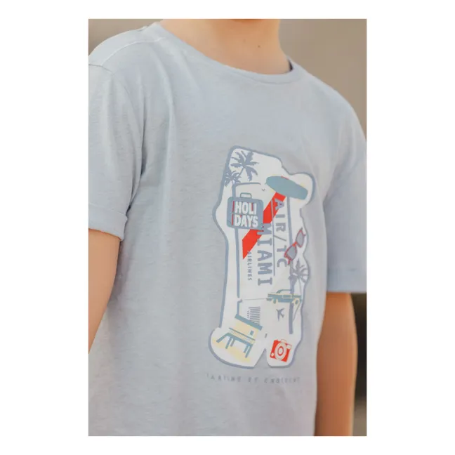 Camiseta Miami | Azul Claro