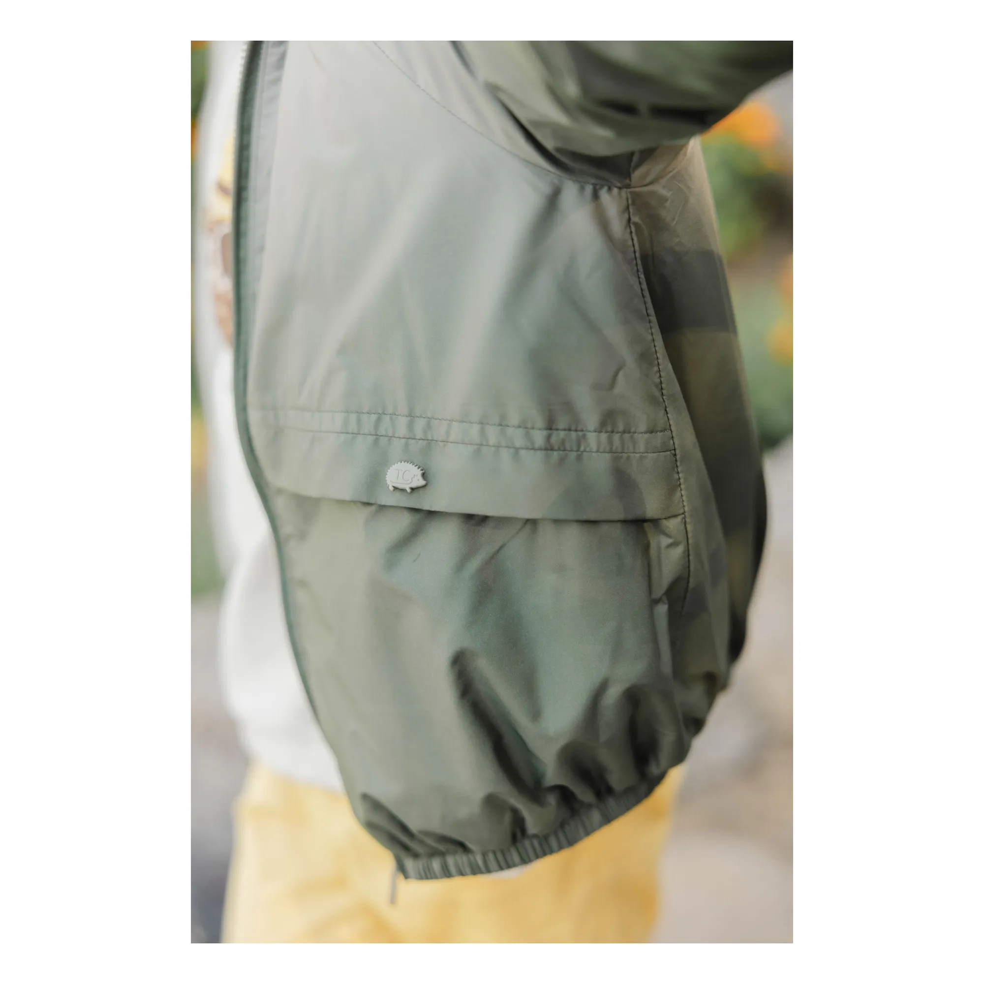 Veste Tie-Dye | Vert kaki- Image produit n°2