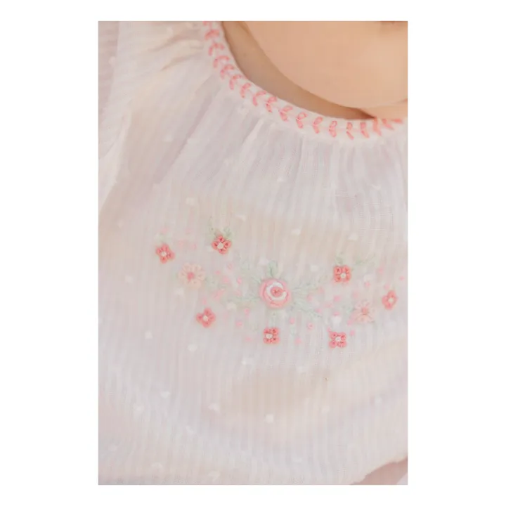 Ensembe Blouse et Bloomer  | Rose pâle- Image produit n°5