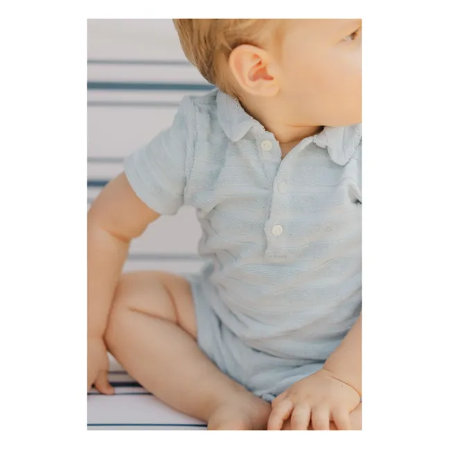 Terry Playsuit | Light Blue