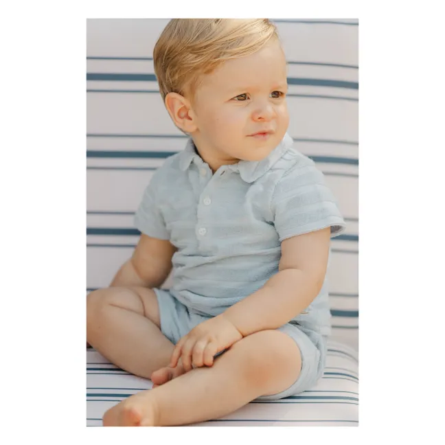 Terry Playsuit | Light Blue