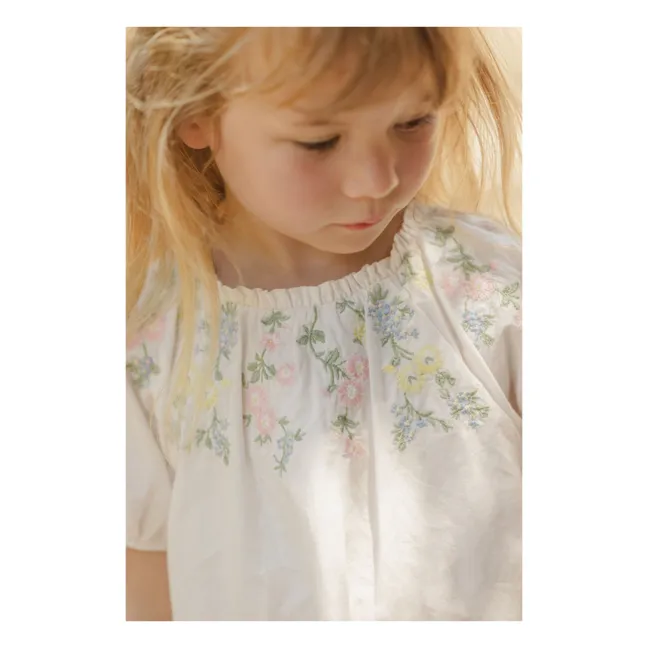Robe Brodée | Blanc