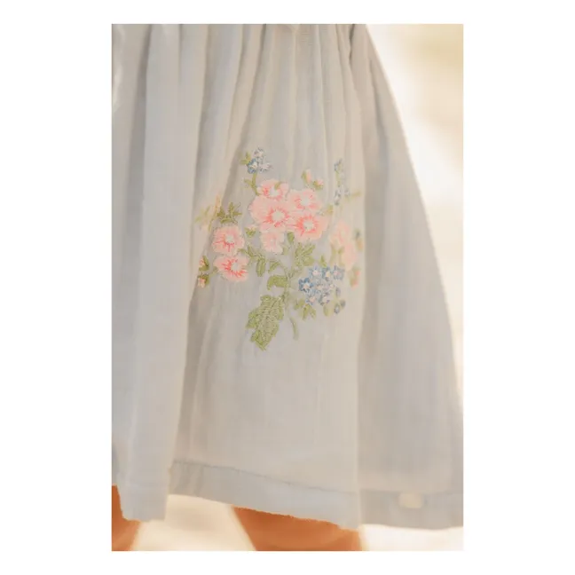Vestido con lazo | Azul Claro