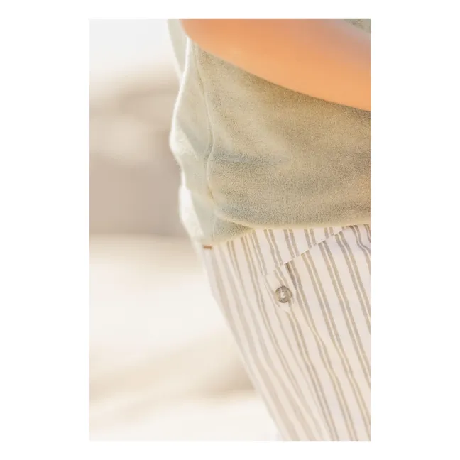 Short Rayé | Ecru