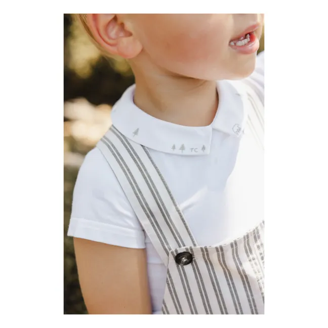 Mono a rayas | Blanco
